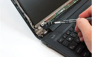 Reparo de Dobradiça e Carcaça Notebook Dell