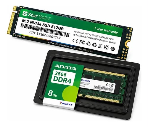 Upgrade SSD e RAM Notebook Avell