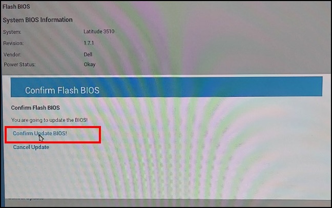 BIOS Notebook Dell
